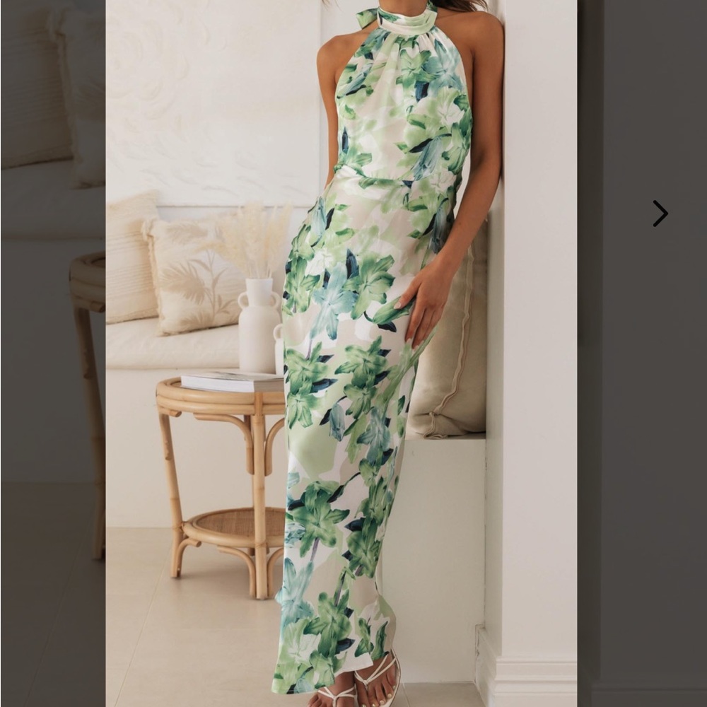 Floral Halter Dress